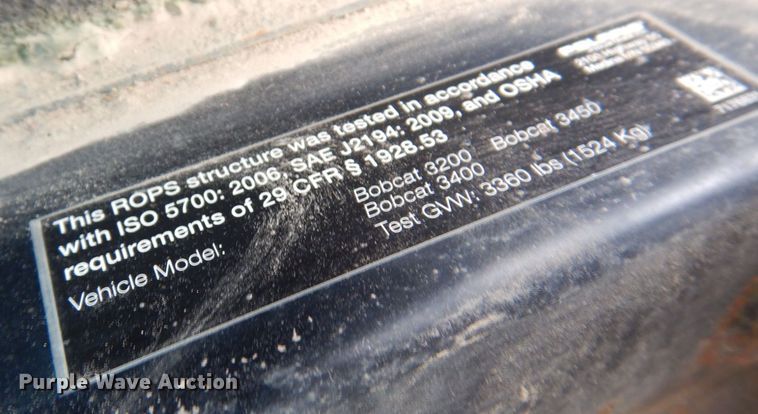 image for item JL9792 2013 Bocat 3400  utility vehicle