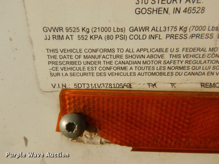 image for item JL9796 2008 Roadmaster  enclosed cargo trailer