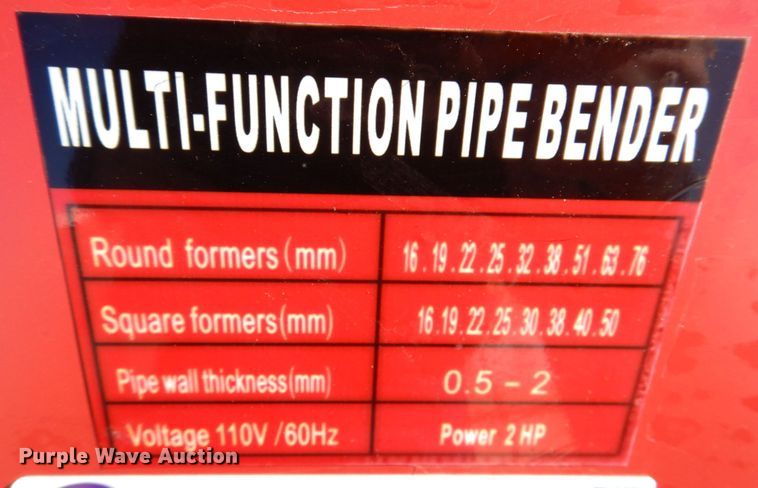 image for item JL9832 Bendall  pipe bender