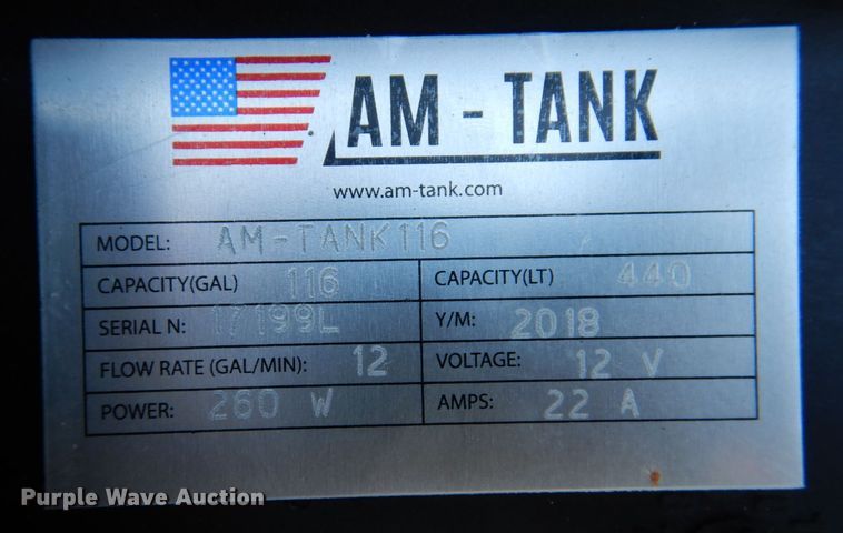 image for item JL9843 (2) 2018 AM Tank 116 auxiliary fuel tanks