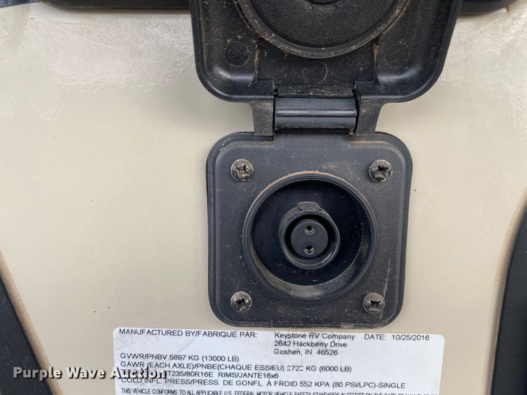 image for item JW9308 2017 Keystone Laredo  camper