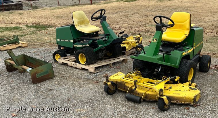 image for item KF9723 (2) John Deere lawn mowers