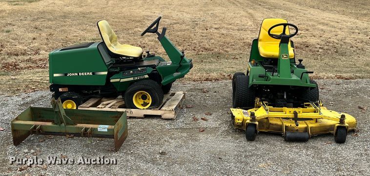 image for item KF9723 (2) John Deere lawn mowers