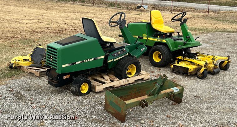 image for item KF9723 (2) John Deere lawn mowers