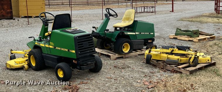 image for item KF9723 (2) John Deere lawn mowers