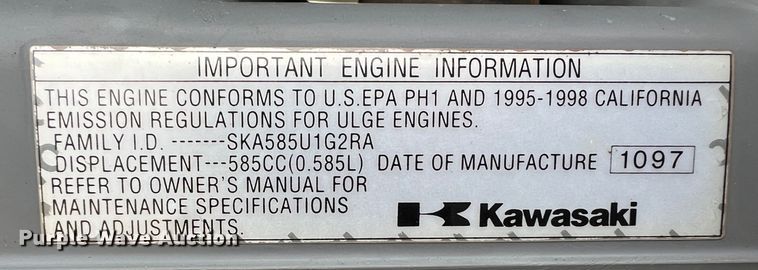 image for item KF9723 (2) John Deere lawn mowers