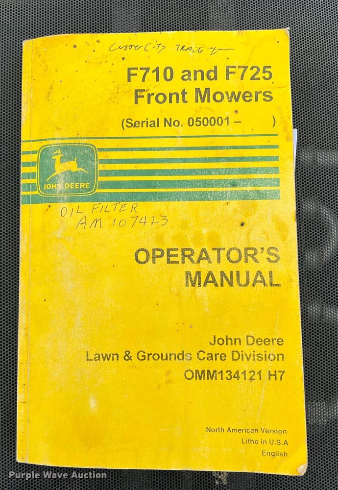 image for item KF9723 (2) John Deere lawn mowers