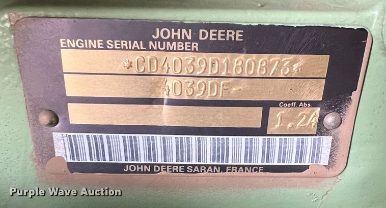 image for item KF9725 Sullair 185DPQJD  air compressor