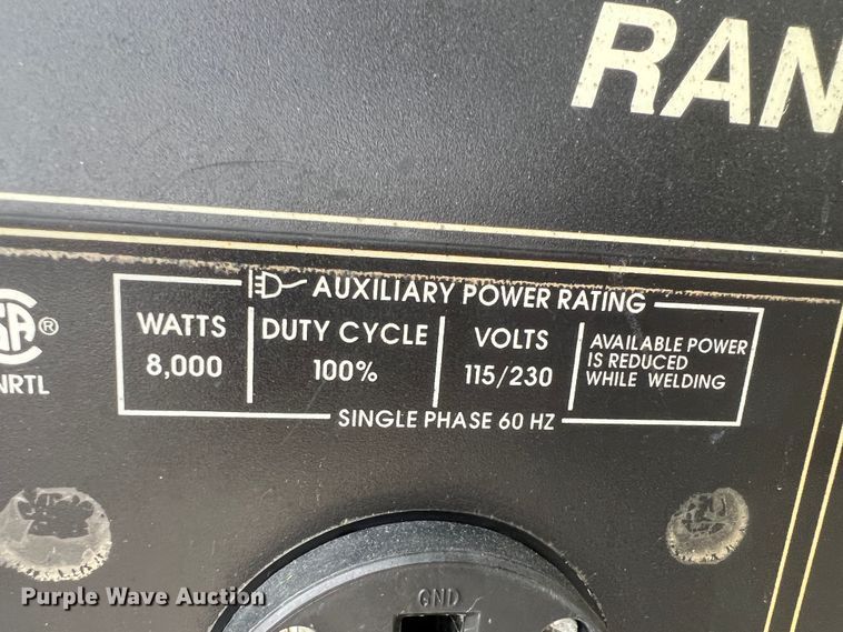 image for item KF9727 Lincoln Electric Ranger 8  welder/generator