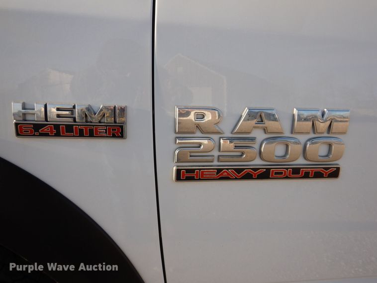 image for item KW9643 2018 Dodge Ram 2500HD  Crew Cab pickup truck