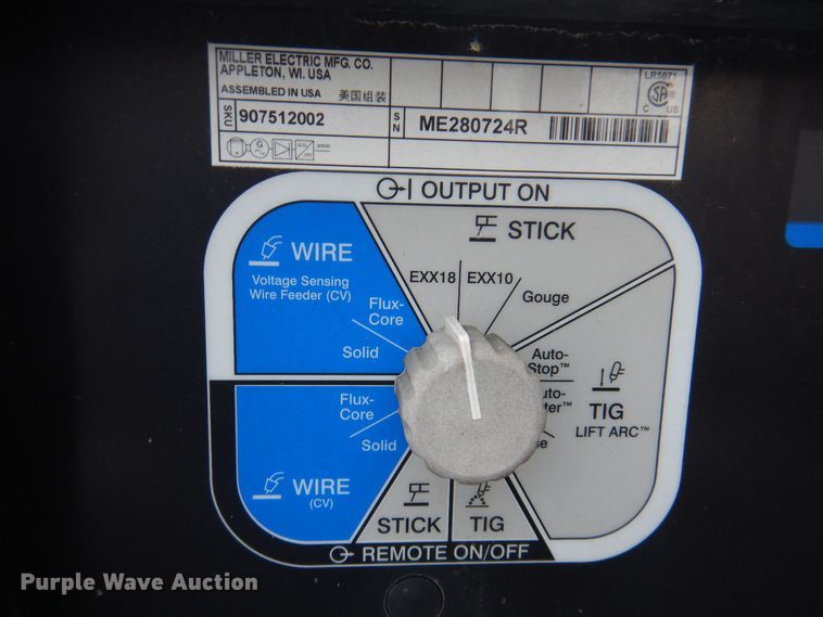 image for item KW9684 Miller Trailblazer 325 EFI  welder/generator