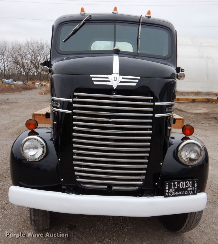 image for item KW9694 1947 Dodge WFMA38  flatbed truck