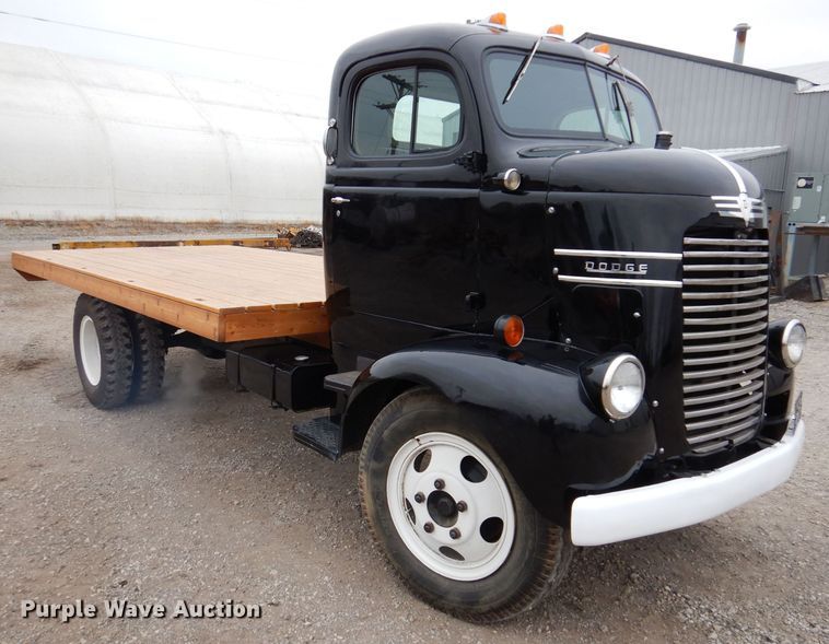 image for item KW9694 1947 Dodge WFMA38  flatbed truck
