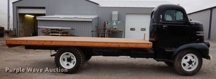image for item KW9694 1947 Dodge WFMA38  flatbed truck