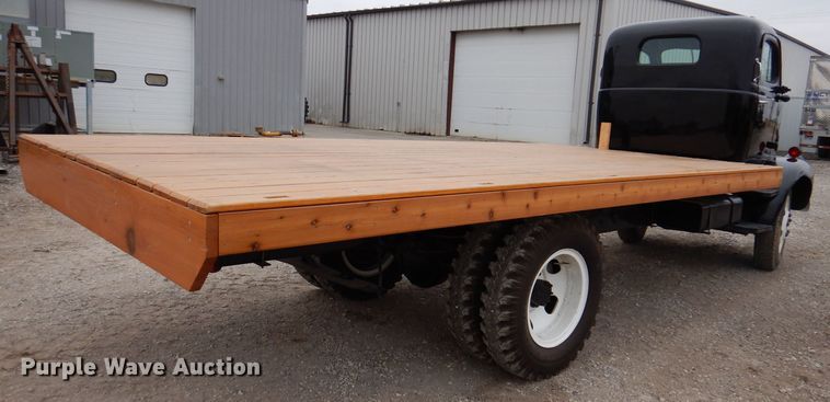 image for item KW9694 1947 Dodge WFMA38  flatbed truck