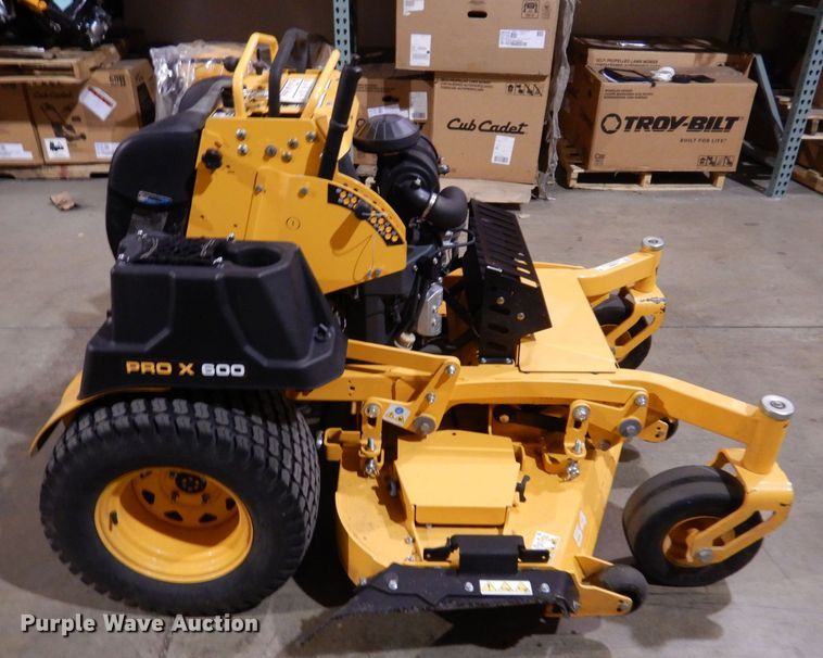 image for item KW9696 2021 Cub Cadet Pro X600  ZTR lawn mower