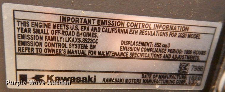 image for item KW9696 2021 Cub Cadet Pro X600  ZTR lawn mower