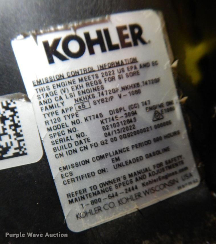 image for item KW9697 2022 Toro Titan  ZTR lawn mower