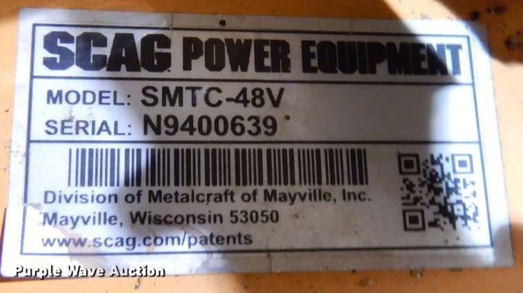 image for item KW9698 2019 Scag Tiger Cat II  ZTR lawn mower