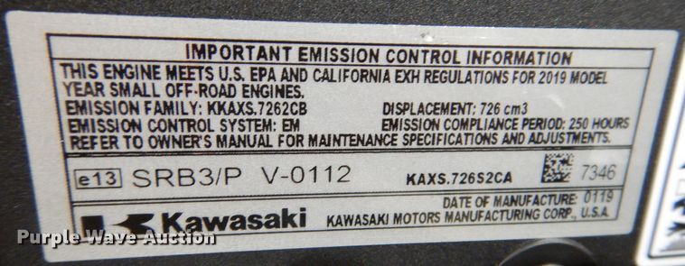 image for item KW9702 2019 Cub Cadet ZT2  ZTR lawn mower