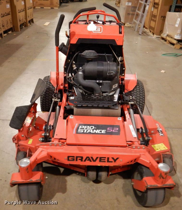 image for item KW9704 2016 Gravely Pro-Stance 52  ZTR lawn mower