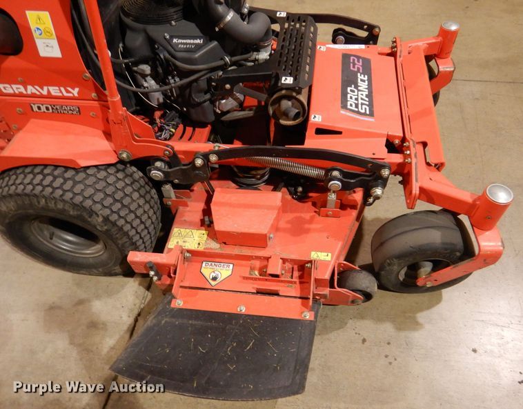 image for item KW9704 2016 Gravely Pro-Stance 52  ZTR lawn mower