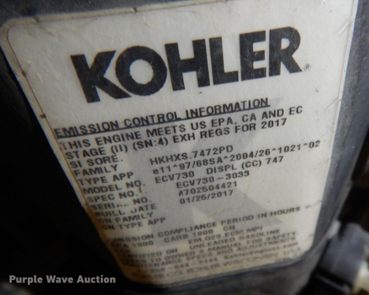 image for item KW9705 2017 Toro Grandstand  ZTR lawn mower