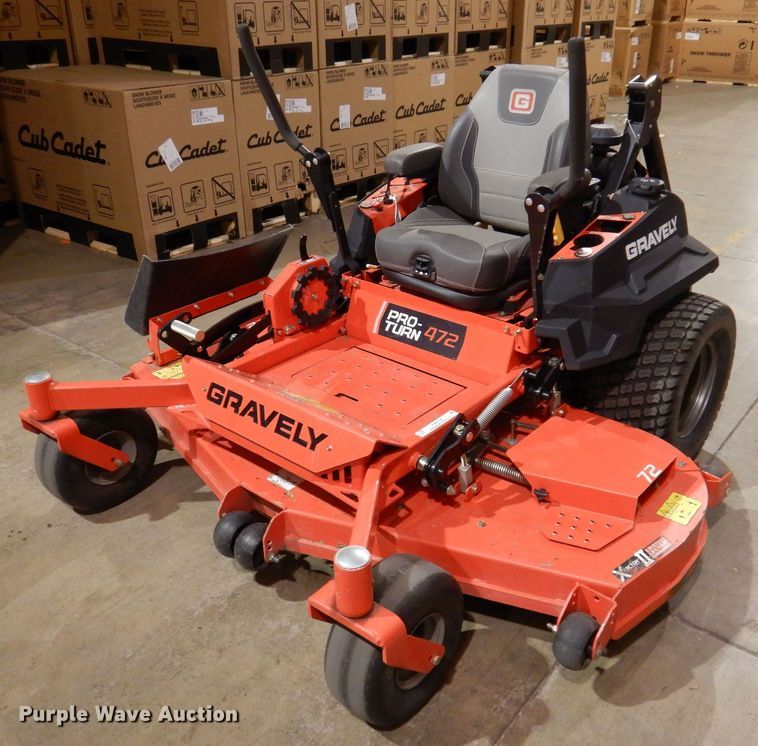 image for item KW9706 2016 Gravely Proturn 472  ZTR lawn mower