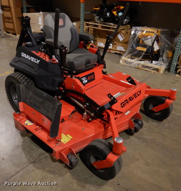 image for item KW9706 2016 Gravely Proturn 472  ZTR lawn mower