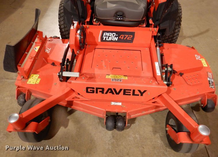 image for item KW9706 2016 Gravely Proturn 472  ZTR lawn mower