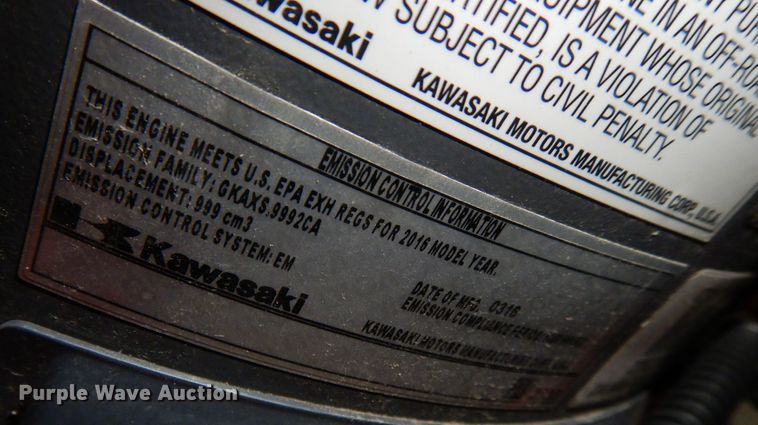 image for item KW9706 2016 Gravely Proturn 472  ZTR lawn mower