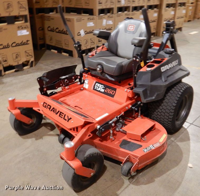 image for item KW9709 2019 Gravely Proturn 260  ZTR lawn mower