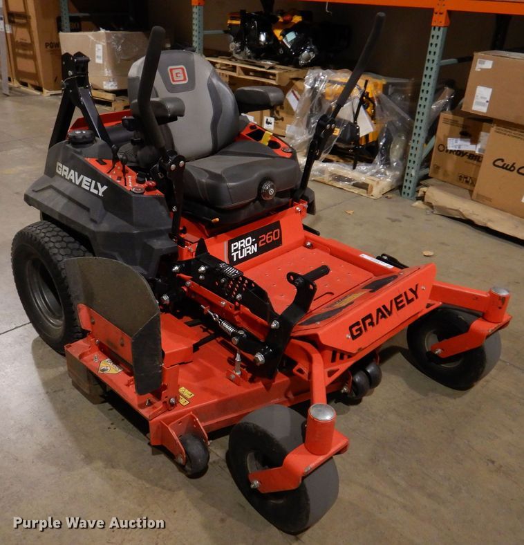 image for item KW9709 2019 Gravely Proturn 260  ZTR lawn mower
