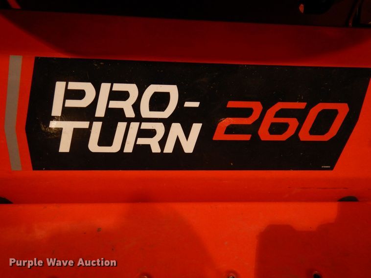 image for item KW9709 2019 Gravely Proturn 260  ZTR lawn mower