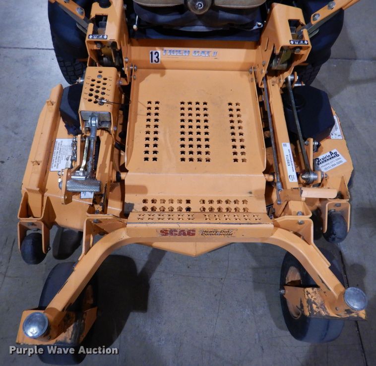 image for item KW9714 2017 Scag Tiger Cat II  ZTR lawn mower