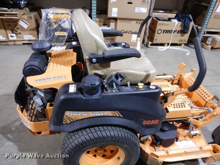 image for item KW9714 2017 Scag Tiger Cat II  ZTR lawn mower