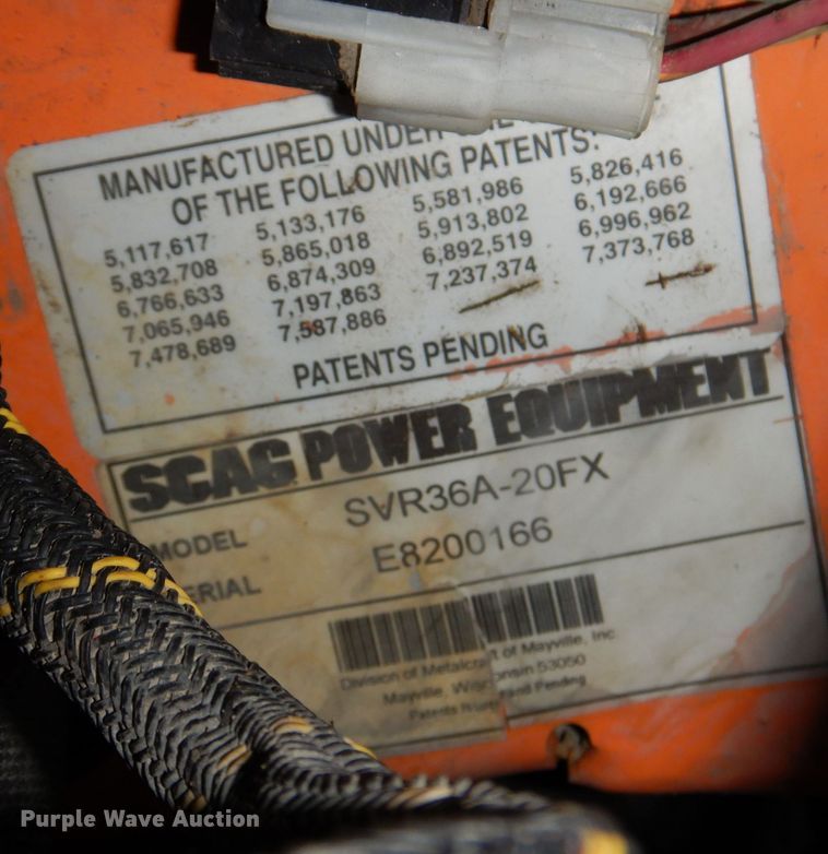 image for item KW9715 Scag V-Ride  ZTR lawn mower