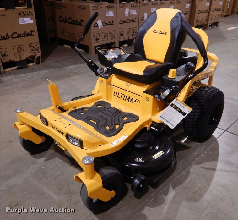image for item KW9716 2022 Cub Cadet Ultima ZT1  ZTR lawn mower