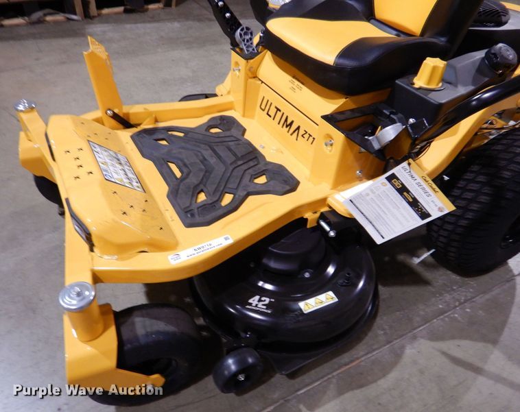 image for item KW9716 2022 Cub Cadet Ultima ZT1  ZTR lawn mower