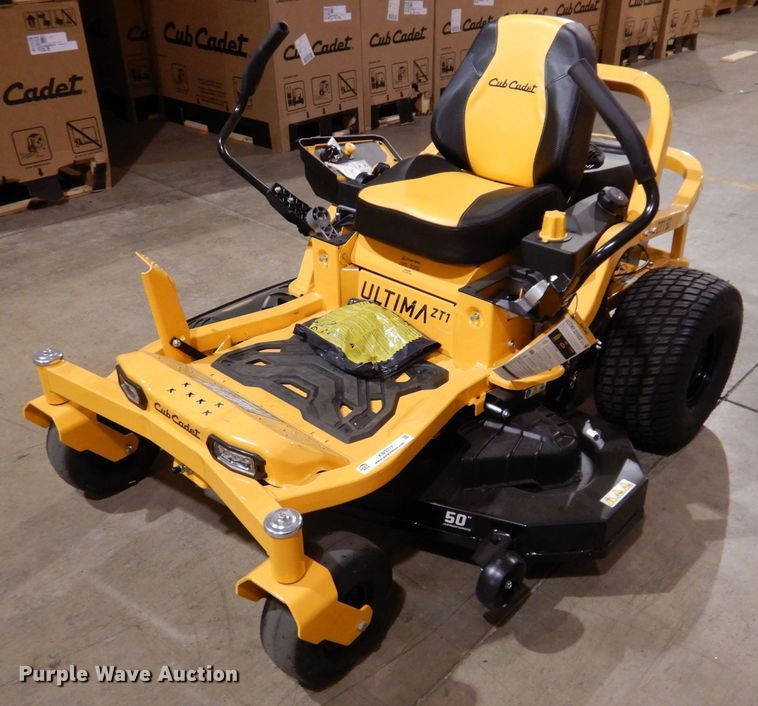 image for item KW9717 2022 Cub Cadet Ultima ZT1  ZTR lawn mower