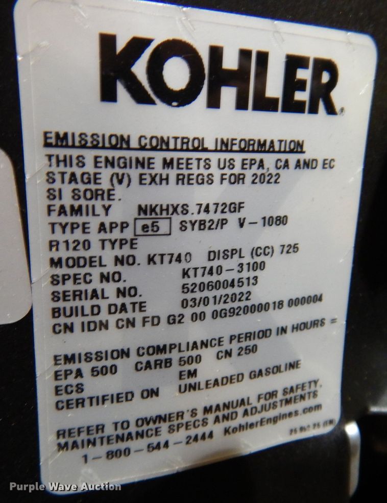 image for item KW9717 2022 Cub Cadet Ultima ZT1  ZTR lawn mower