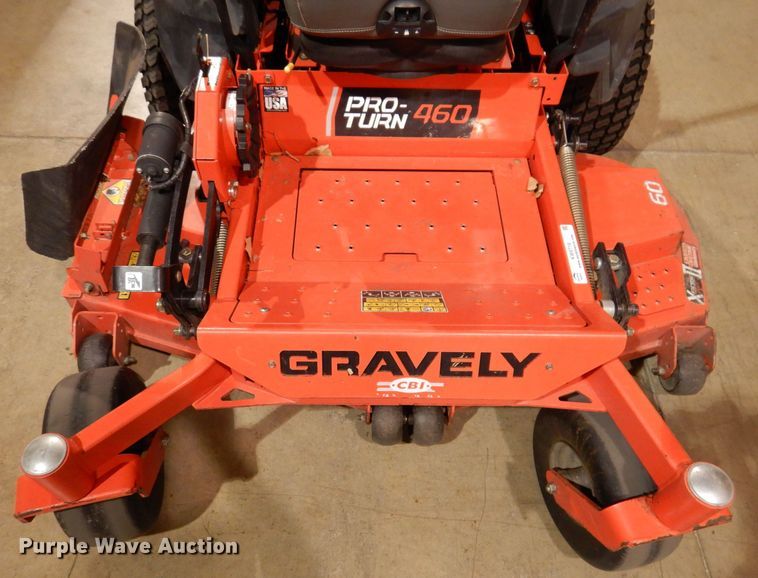 image for item KW9718 2017 Gravely ProTurn 460  ZTR lawn mower