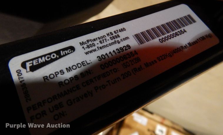 image for item KW9718 2017 Gravely ProTurn 460  ZTR lawn mower