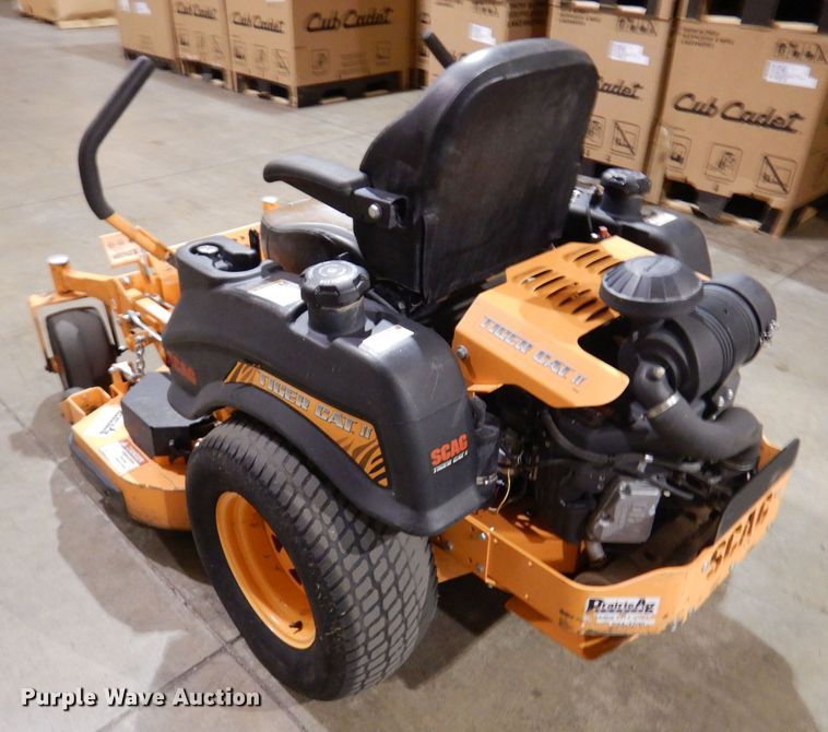 image for item KW9720 2018 Scag Tiger Cat II  ZTR lawn mower