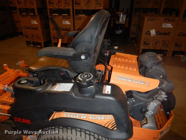 image for item KW9720 2018 Scag Tiger Cat II  ZTR lawn mower