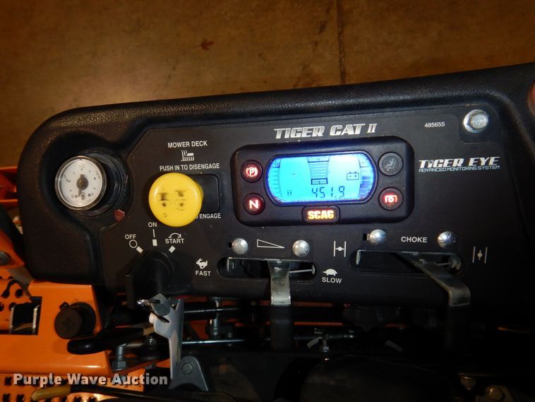 image for item KW9720 2018 Scag Tiger Cat II  ZTR lawn mower