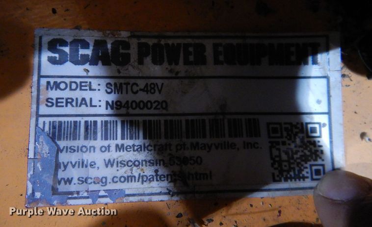 image for item KW9720 2018 Scag Tiger Cat II  ZTR lawn mower