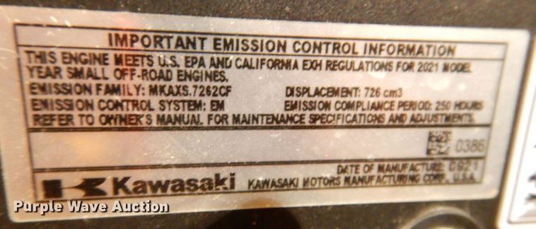 image for item KW9722 2022 Cub Cadet Ultima ZT2  ZTR lawn mower