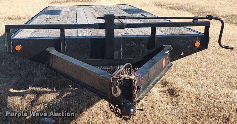 image for item LK9352 Shop built  equipment trailer