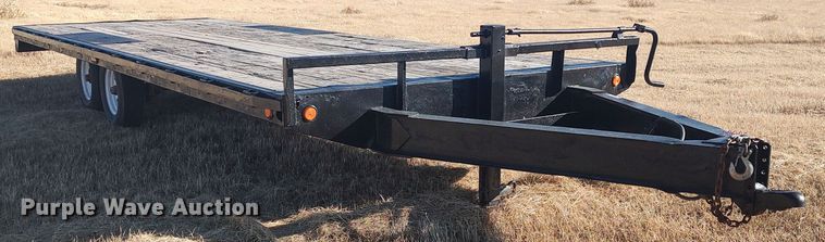 image for item LK9352 Shop built  equipment trailer